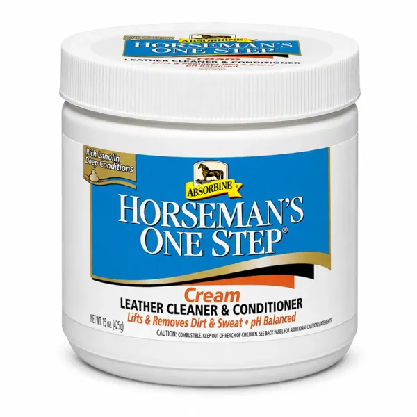 Absorbine Horseman's One Step Crema Limpiadora de Cuero 425 g