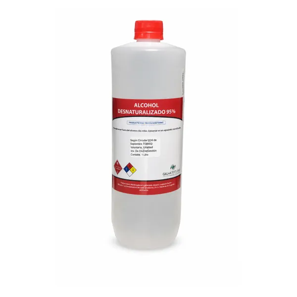 Alcohol Etílico 95° Antiséptico y Desinfectante Bidón 5 Litros
