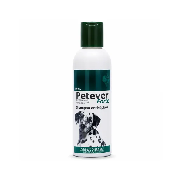 Drag Pharma Petever Forte Shampoo Clorhexidina 3% Perros 150 mL