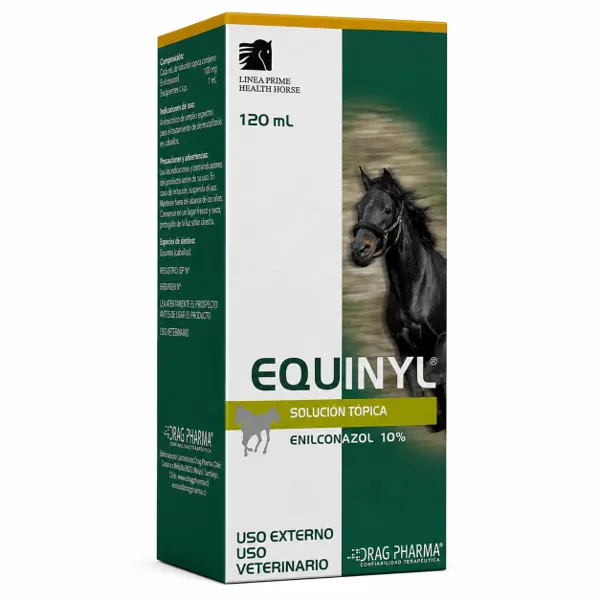Drag Pharma Equinyl Enilconazol 10% Solución Tópica Equina 120 mL