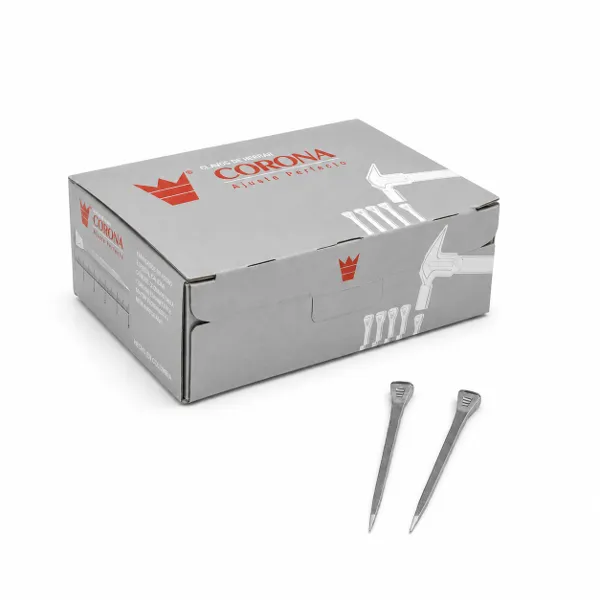 Mustad Corona Clavo de Herrar E2 Caja de 250 Unidades