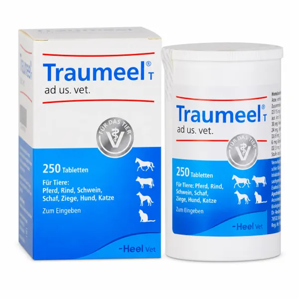 Heel Traumeel Uso Veterinario 250 Comprimidos Homeopático Animal