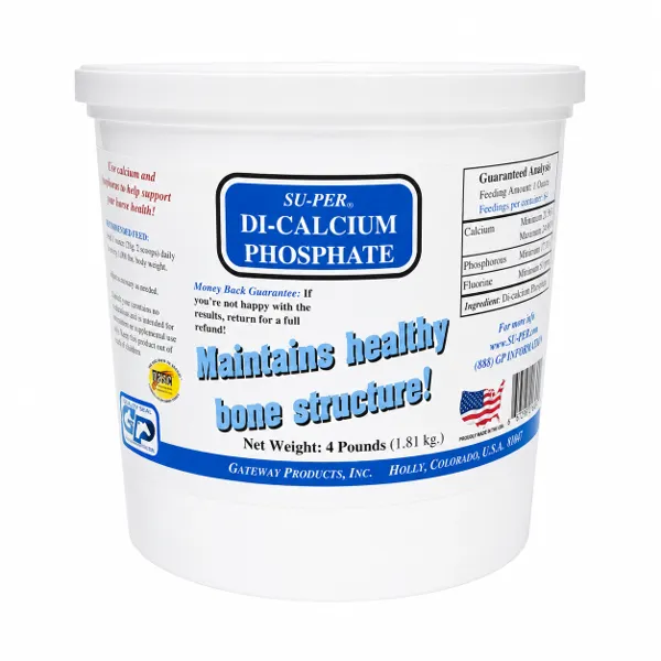 SU-PER Di-Calcium Phosphate Fosfato Dicálcico Equino 4 lb