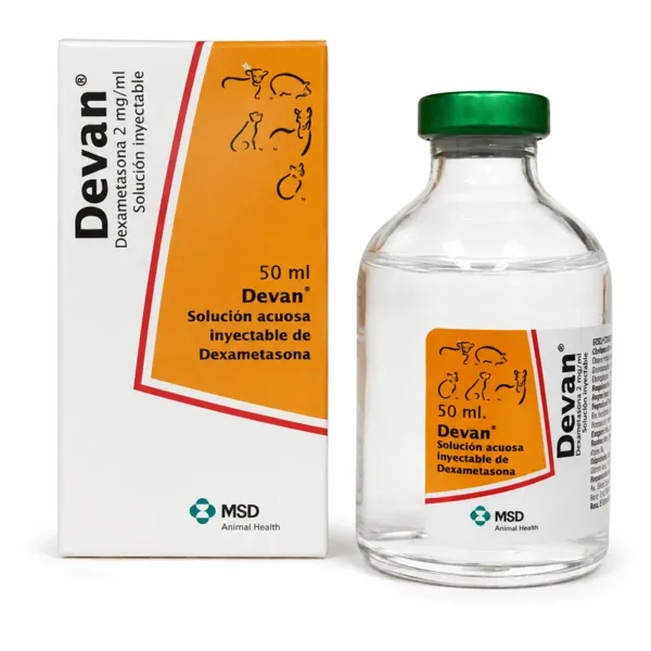 MSD Devan Dexametasona 2 mg/mL Inyectable Frasco 50 mL