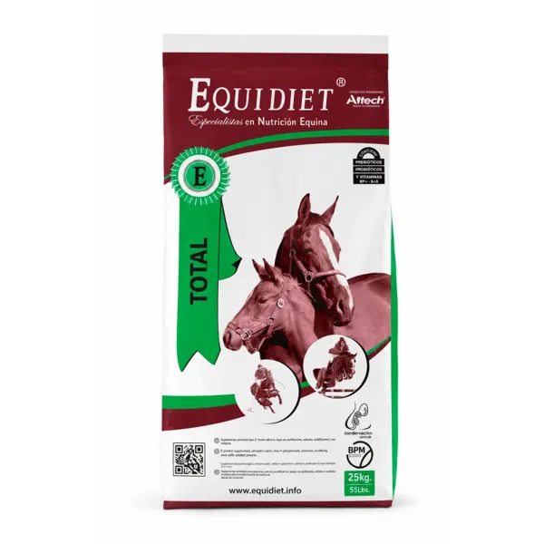 Equidiet Total Suplemento Nutricional Equino Saco de 25 kg