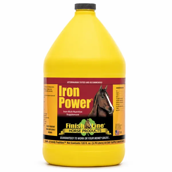 Finish Line Iron Power Hierro y Complejo B Equino Galón 3,8 L