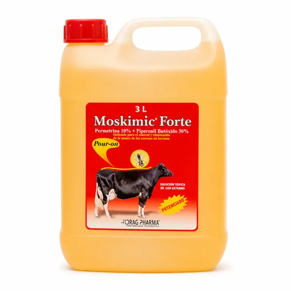 Drag Pharma Moskimic Forte Permetrina 10% Pour On Bidón 3 L