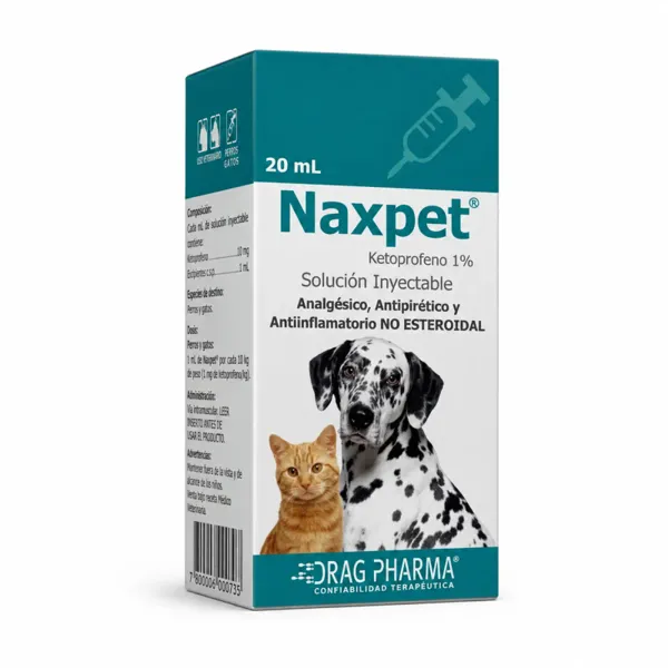 Drag Pharma Naxpet Ketoprofeno 1% Inyectable Frasco 20 mL