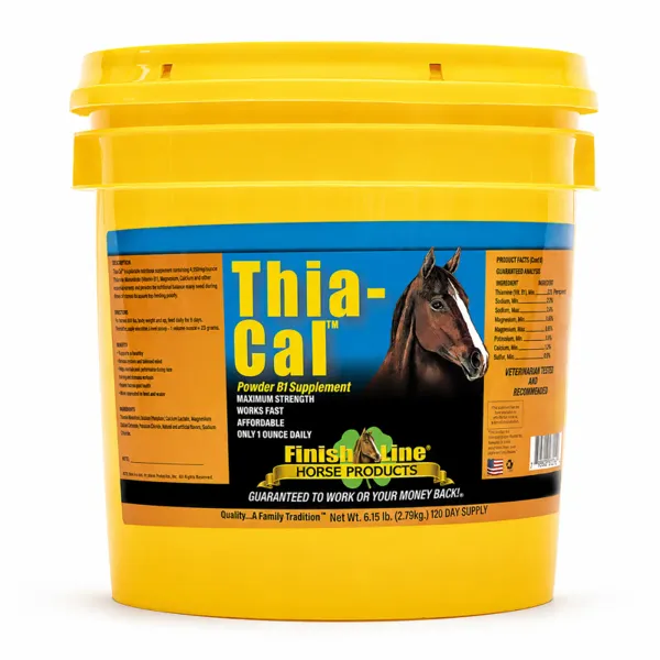 Finish Line Thia-Cal Tiamina Magnesio y Calcio Equino 2,79 kg