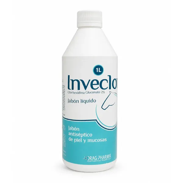Drag Pharma Inveclor Clorhexidina 2% Jabón Líquido Antiséptico 1 L
