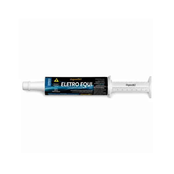 Organnact Eletro Equi Gel Electrolitos Orales Equinos Jeringa 80 mL